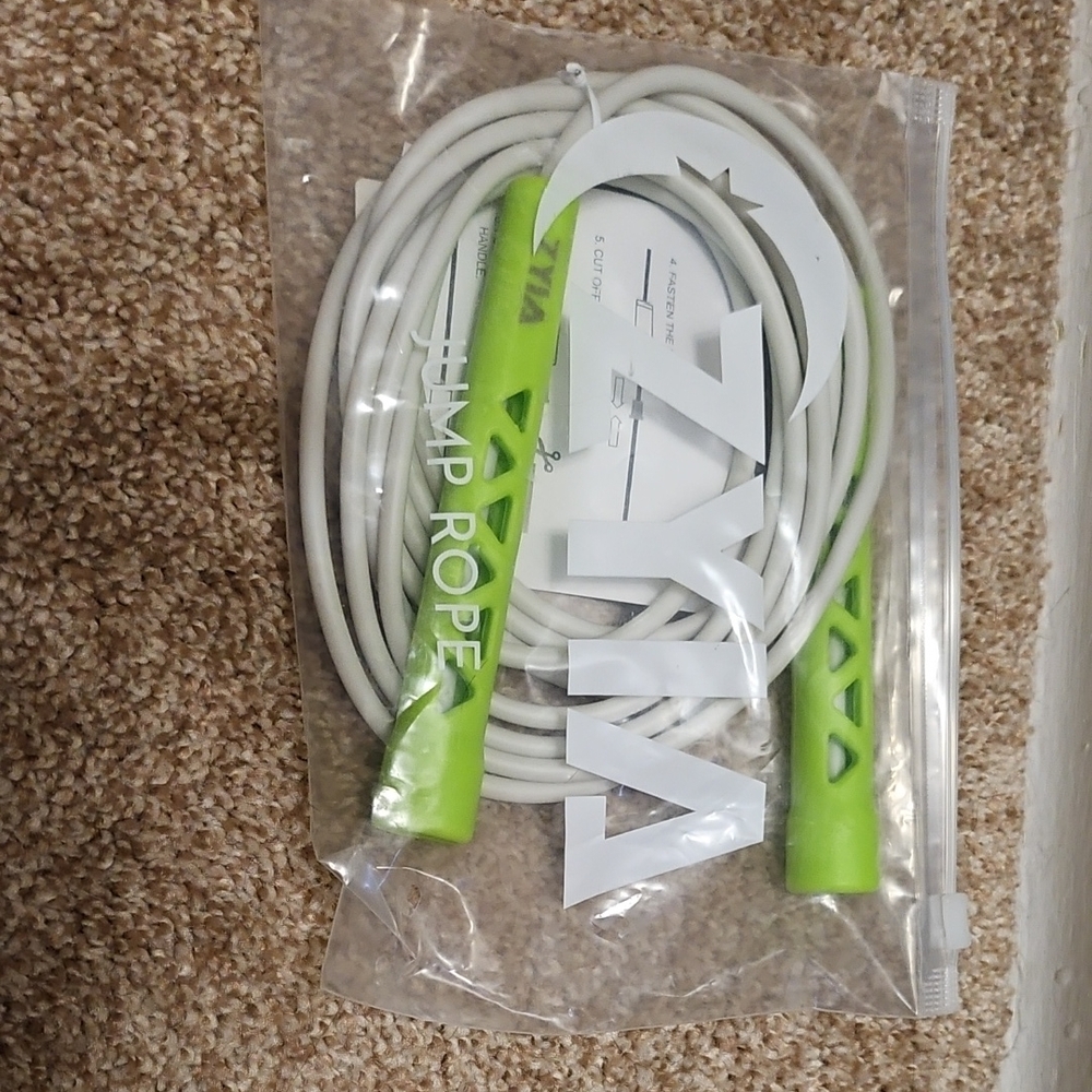 ZYIA Jump Rope with Lime Green Handles